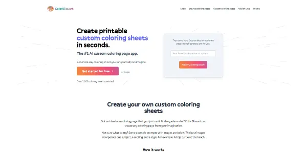 ColorBliss Art AI