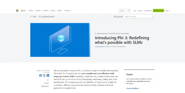 Phi-3-mini by Microsoft LLM Model