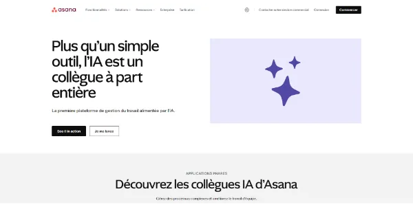Asana IA Gestion du travail & Collègues IA