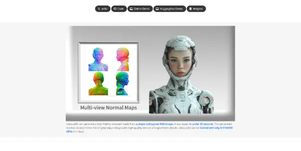 Unique3D Mesh AI