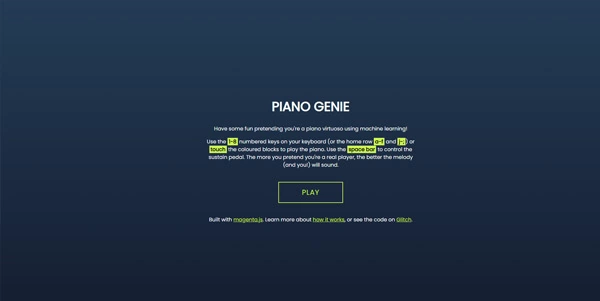 Piano Genie AI