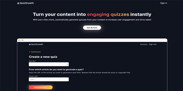 QuizGrowth