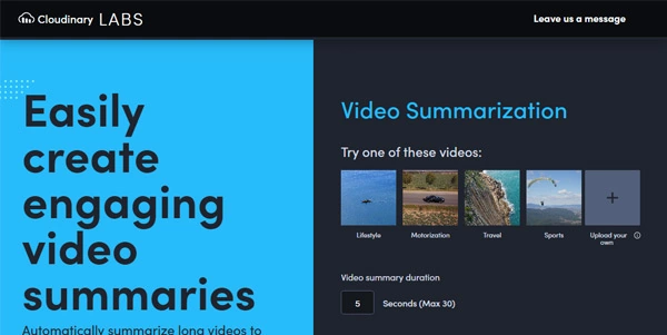 cloudinary-labs-video-summarization-ai
