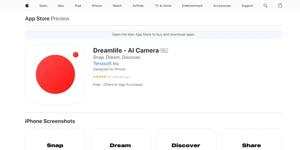 dreamlife ai camera