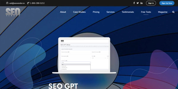 SEO GPT AI