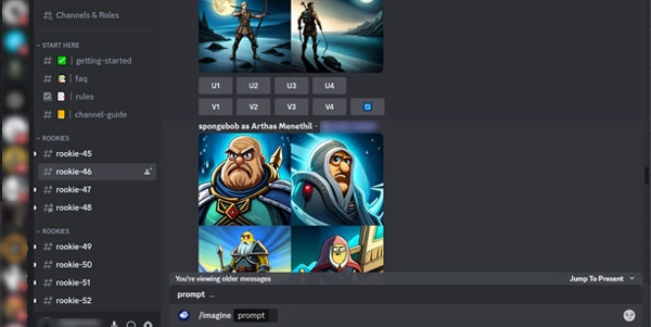 Le Discord de BlueWillow