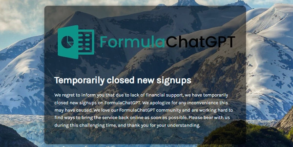 FormulaChatGPT AI