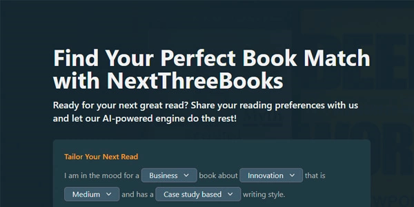 NextThreeBooks AI