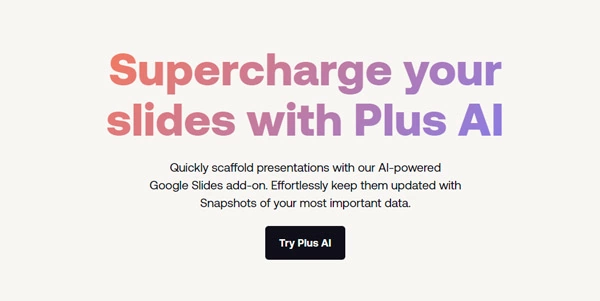 Plus AI for Google Slides