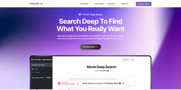 Movie Deep Search AI