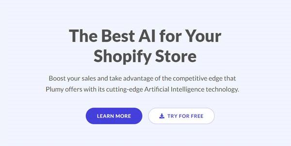 Plumy AI Shopify