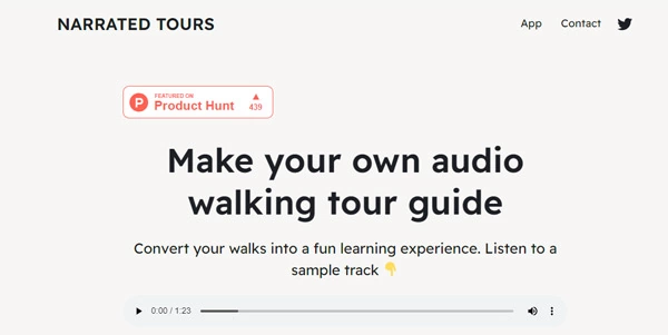 Narrated Tours AI