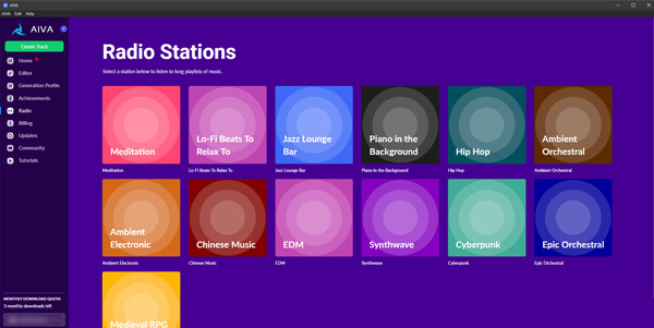 AIVA Radio stations