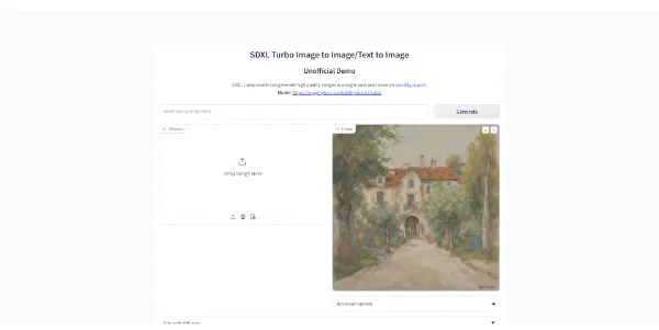 SDXL Turbo Online AI