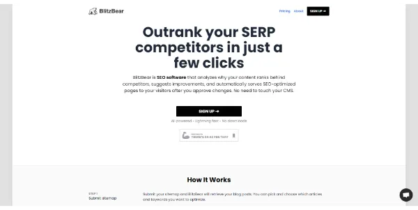 BlitzBear AI SEO