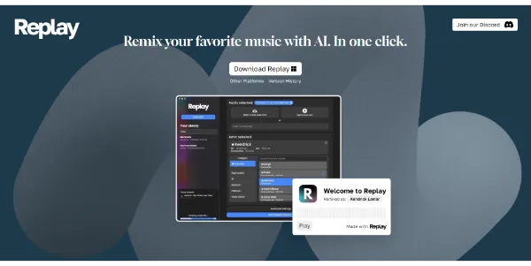 Replay AI Song Remix
