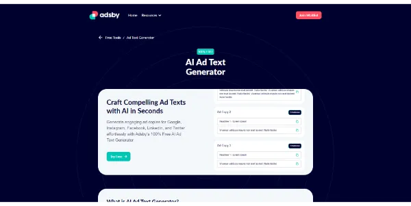 AI Ad Text Generator