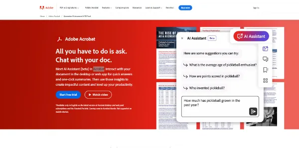 Acrobat AI by Adobe