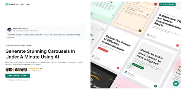 PostNitro AI Carousels