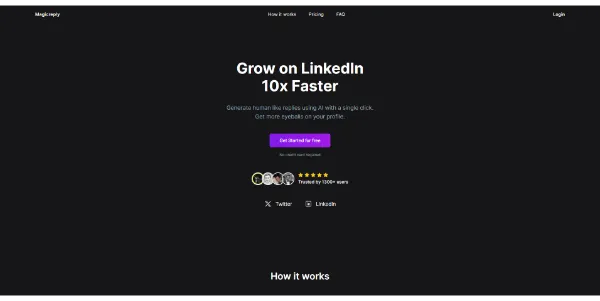 Magicreply IO Twitter, X and LinkedIn with AI