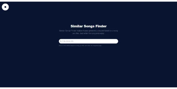 Similar Songs Finder AI