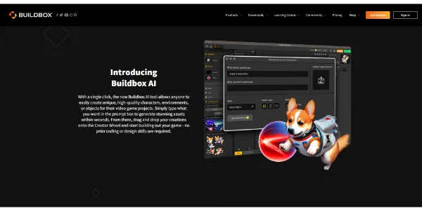 Buildbox 4 Text-to-Video-Game AI