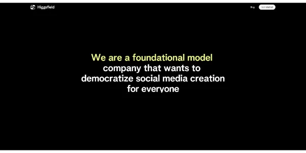 Higgsfield AI Video Model