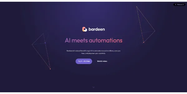 bardeen AI Automation  & Workflows