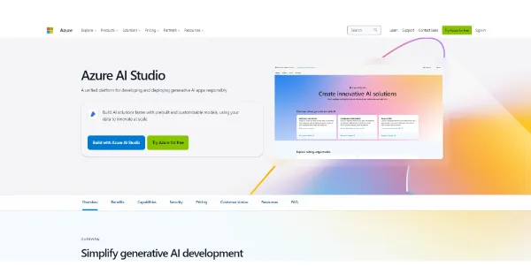 Azure AI Studio by Microsoft