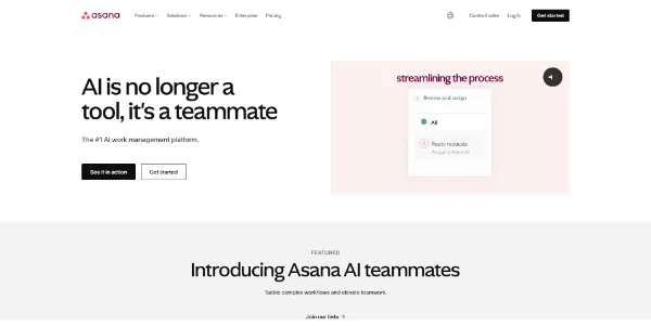 Asana IA Work management & Colleagues IA