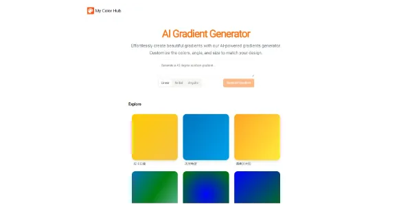 AI Gradient Generator