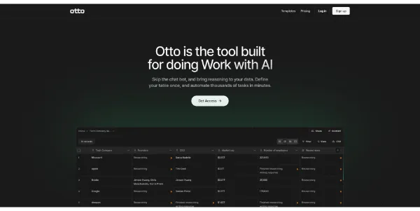 Otto AI Data Automation