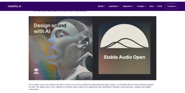 Stable Audio Open AI